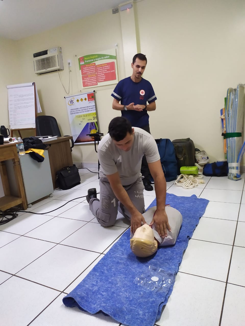 Treinamento de primeiros socorros